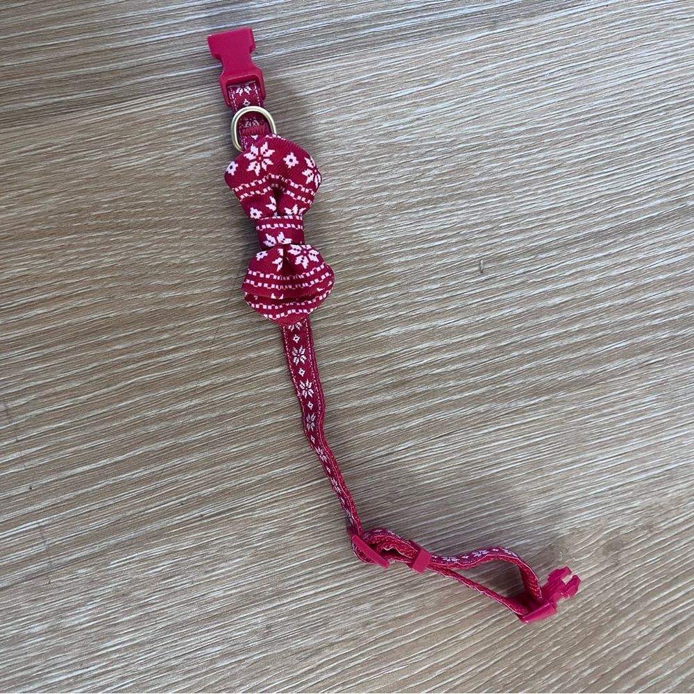 Target Holiday Dog Collar Pink Sparkly Bow Pet Collar Festive Small Dog